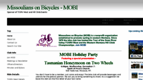 What Missoulabike.org website looked like in 2016 (7 years ago)