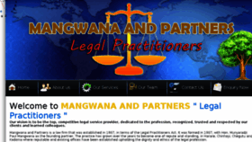 What Mangwanaandpartners.com website looked like in 2016 (7 years ago)