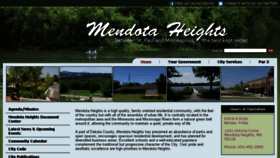What Mendota-heights.com website looked like in 2016 (7 years ago)