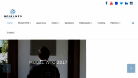 What Modelwto.org website looked like in 2016 (7 years ago)