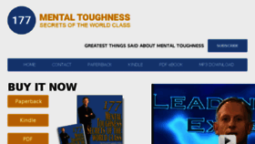 What Mentaltoughnesssecrets.com website looked like in 2016 (7 years ago)