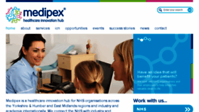 What Medipex.co.uk website looked like in 2016 (7 years ago)