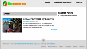What Mydiabetesday.com website looked like in 2016 (7 years ago)