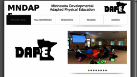 What Mndape.org website looked like in 2016 (7 years ago)
