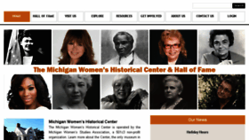 What Michiganwomen.org website looked like in 2016 (7 years ago)
