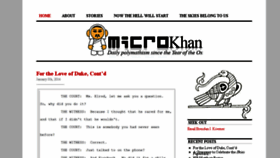 What Microkhan.com website looked like in 2016 (7 years ago)