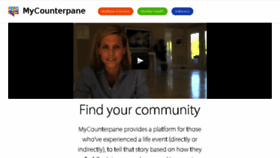 What Mycounterpane.com website looked like in 2016 (7 years ago)