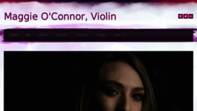 What Maggieoconnorviolin.com website looked like in 2016 (7 years ago)