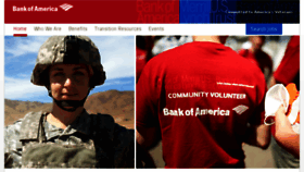 What Militarytransition.bankofamerica.com website looked like in 2016 (7 years ago)