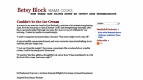 What Mamacooks.com website looked like in 2016 (7 years ago)
