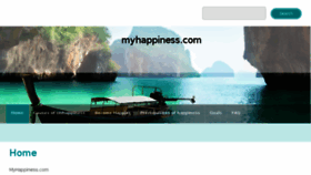 What Myhappiness.com website looked like in 2016 (7 years ago)