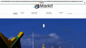 What Markitsolution.com website looked like in 2016 (7 years ago)