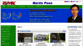What Martinpoon.ca website looked like in 2016 (7 years ago)