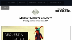 What Morganmarrow.com website looked like in 2016 (7 years ago)