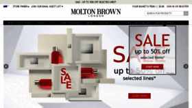 What Moltonbrown.com.au website looked like in 2016 (7 years ago)
