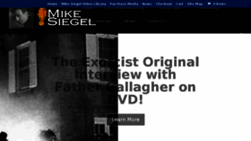 What Mikesiegel.com website looked like in 2016 (7 years ago)