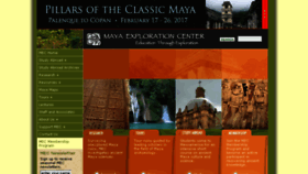 What Mayaexploration.com website looked like in 2016 (7 years ago)