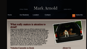 What Markarnold.co.uk website looked like in 2016 (7 years ago)