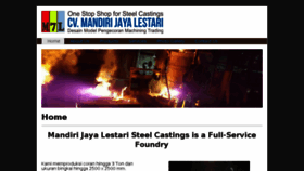 What Mandirijayalestari.com website looked like in 2016 (7 years ago)