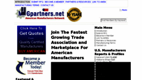 What Mfgpartners.net website looked like in 2017 (7 years ago)