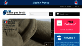 What Memepasfroid.fr website looked like in 2017 (7 years ago)