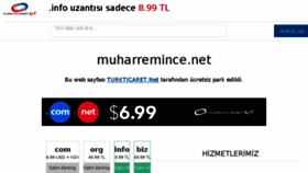 What Muharremince.net website looked like in 2017 (7 years ago)
