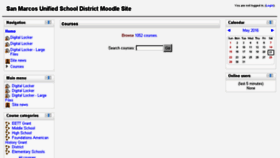 What Moodle-1.smusd.org website looked like in 2017 (7 years ago)