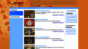 What Mahjongcollection.com website looked like in 2017 (7 years ago)