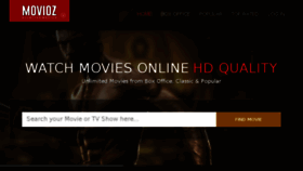 What Movioz.com website looked like in 2017 (7 years ago)