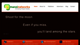 What Manzinetworks.com website looked like in 2017 (7 years ago)