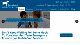 What Mobilevettoronto.com website looked like in 2017 (7 years ago)