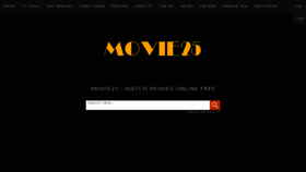 What Movie25.com website looked like in 2017 (7 years ago)