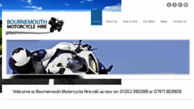 What Motorcycle-hire.co.uk website looked like in 2017 (7 years ago)
