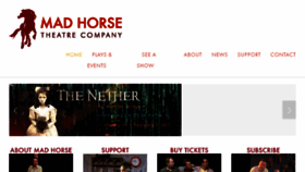 What Madhorse.com website looked like in 2017 (7 years ago)