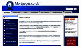 What Mortgages.co.uk website looked like in 2011 (12 years ago)
