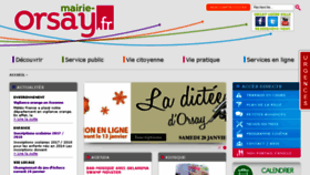 What Mairie-orsay.fr website looked like in 2017 (7 years ago)