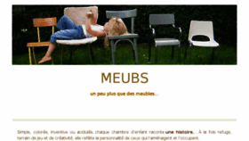 What Meubs.fr website looked like in 2017 (7 years ago)