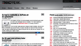 What Macfreak.org website looked like in 2017 (7 years ago)