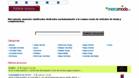 What Mercamoda.es website looked like in 2017 (7 years ago)