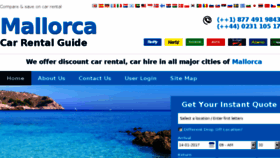 What Mallorcacar.com website looked like in 2017 (7 years ago)