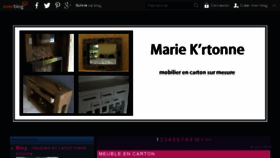 What Mariekrtonne.com website looked like in 2017 (7 years ago)