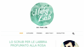 What Maky-lab.com website looked like in 2017 (7 years ago)