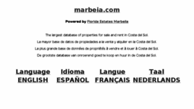 What Marbeia.com website looked like in 2017 (7 years ago)