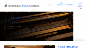 What Mechanicalmusic.co.uk website looked like in 2017 (7 years ago)