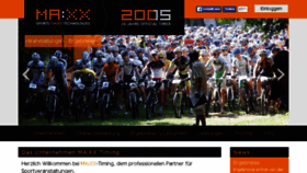What Maxx-timing.com website looked like in 2017 (7 years ago)