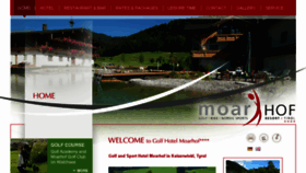 What Moarhof.at website looked like in 2017 (7 years ago)