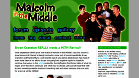 What Malcolminthemiddle.co.uk website looked like in 2017 (7 years ago)