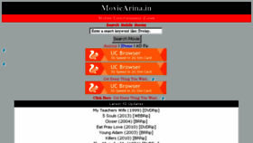 What Moviearina.in website looked like in 2017 (7 years ago)