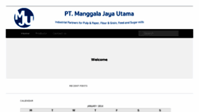 What Manggalajayautama.com website looked like in 2017 (7 years ago)