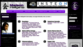 What Maison-intelligente.fr website looked like in 2017 (7 years ago)